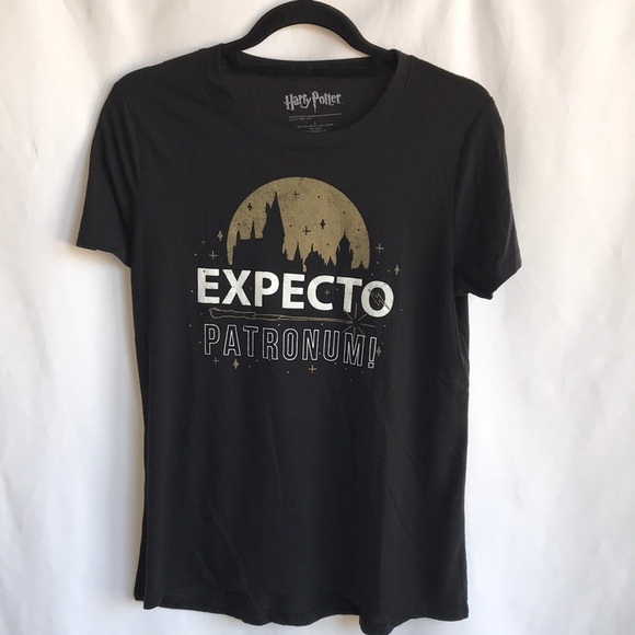 Harry Potter Expecto Patronum! black T-shirt, L - Picture 1 of 4